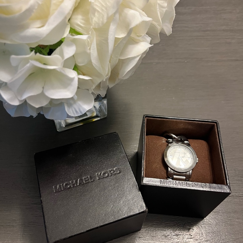 Michael Kors, silver women’s  watch